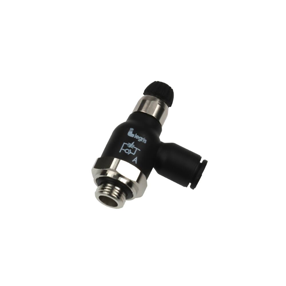 Parker Legris Compact Flow Control Regulator 10mm-1/4" Bspp Male External Adjustmet Ehx A