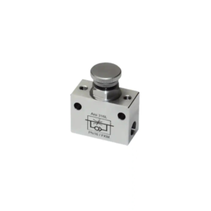 Parker Legris 316L Stainless Steel In-Line One-Way Flow Control Regulator 1/2"Bspp Female External Adjustment Exh A