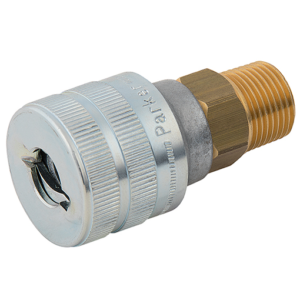 Parker Schrader Twistlok Standard 1/4"Bspt Male Check Unit Coupler