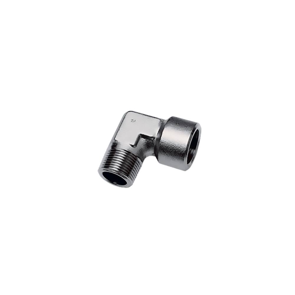 Parker Legris Stainless Steel Adaptor 1/8"Bspt Male - 1/8"Bspp Female Equal Stud Elbow