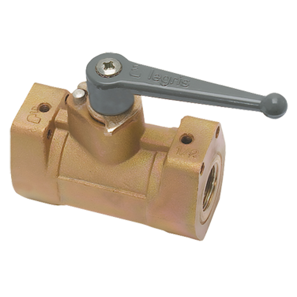 Parker Legris High Pressure Series 2/2 In-Line Ball Valve 3/8"Bspp Female