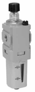 Parker Lubricator 1/4" - To be replaced by P31 — Global FRL lubricators inject a mist of oil into the flowing air stream to automatically provide the correct a