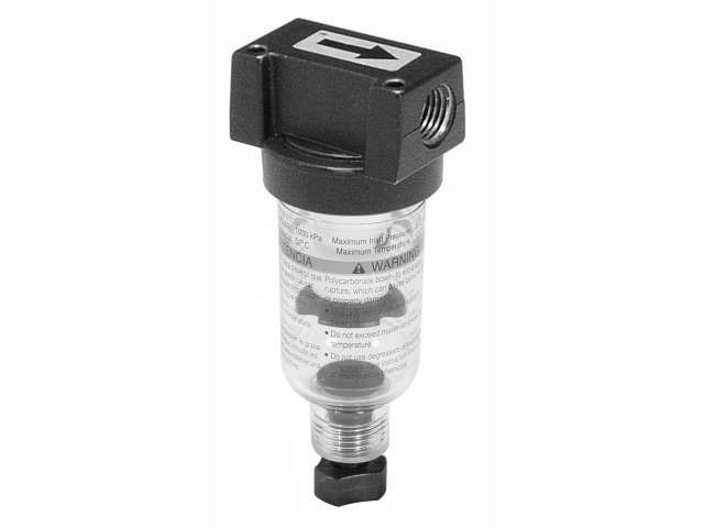 Parker Prep-Air® II Miniature 1/4"Npt Coalescing Filter, Auto/Pulse-Drain, 0.01 Micron