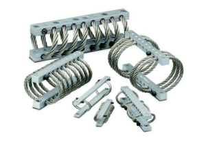 Parker Enidine WR4 Series Wire Rope Isolator Size 800. 10 Loops. Thread / Thread Mounting. Metric