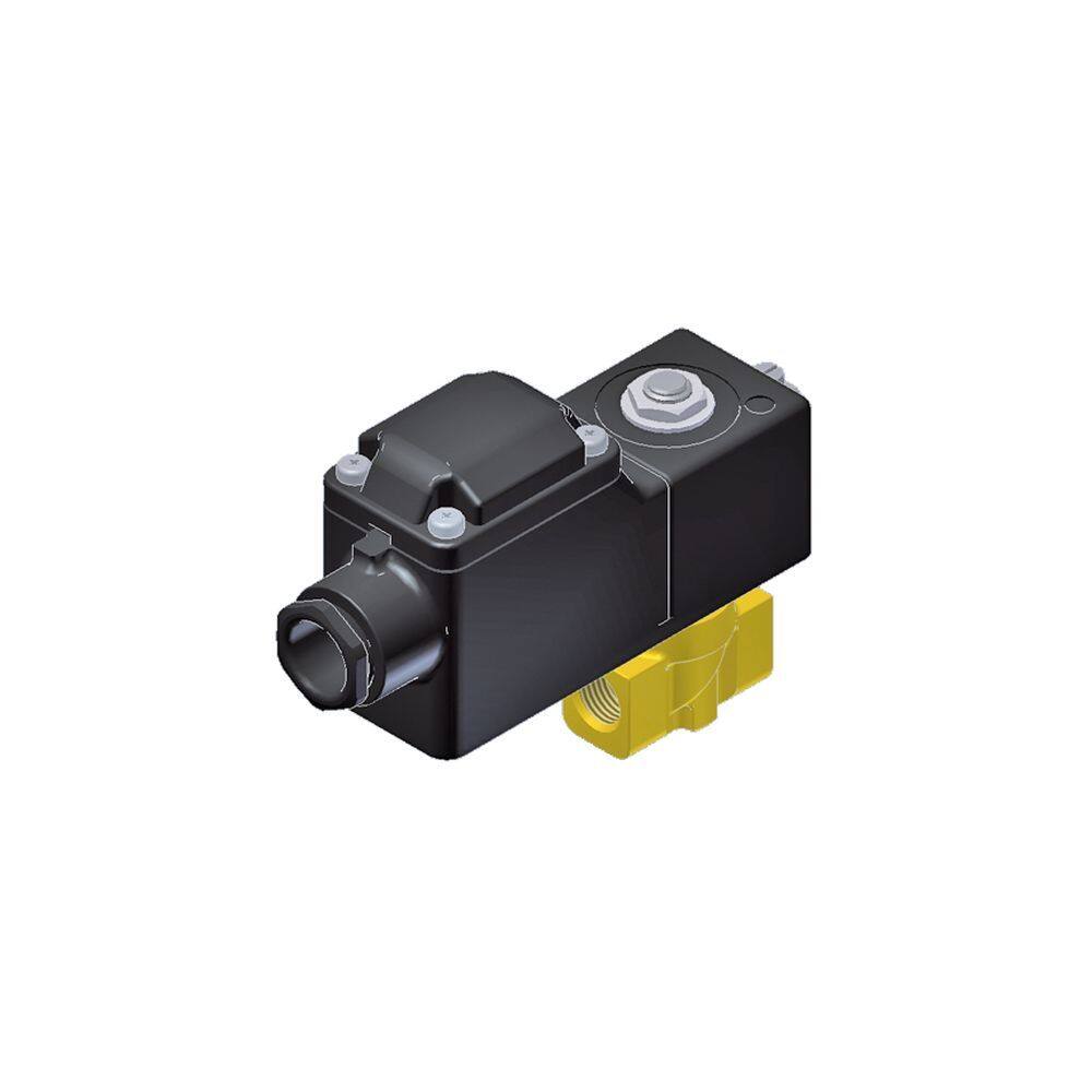 Parker Lucifer General Purpose 2/2 Brass Valve Direct Operated 1/4"Bsp N/C PUR Orifice 1.5mm - No Coil - Coil Group 6.0/8.0