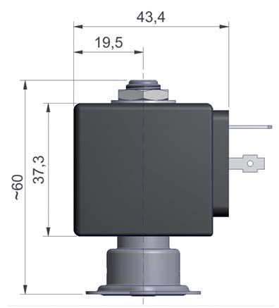 Parker Lucifer 2/2 Stainless Steel - Liquipure Valve for Beverage Dispensing Direct Operated Sub-Base N/C FKM/FDA Orifice 5mm - No Coil - Coil Group 2.0