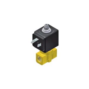 Parker Lucifer General Purpose 3/2 Brass Valve Direct Operated 1/4"Bsp N/C PUR Orifice 2.5mm c/w Manual Override - No Coil - Coil Group 2.1