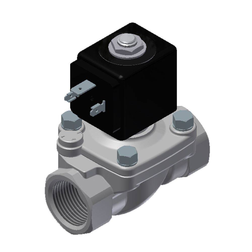 Parker Lucifer General Purpose 2/2 316L Stainless Steel Valve Magnalift 3/4"Bsp N/C FKM Orifice 15mm - No Coil - Coil Group 2.0