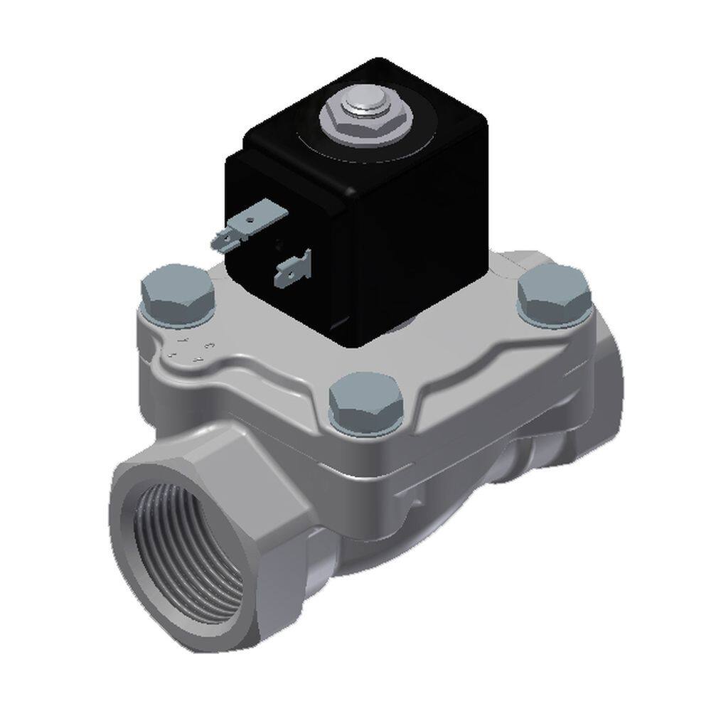 Parker Lucifer General Purpose 2/2 316L Stainless Steel Valve Magnalift 1"Bsp N/C FKM Orifice 25mm - No Coil - Coil Group 2.0