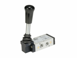 Parker Viking Extreme Series 3/2 1/4"Bspp Lever Operated / Spring Return Directional Control Valve 90° EXTREME Temp