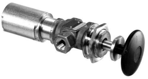 Parker M0 Series 4/2 3/4"Npt Push Palm Button / Spring-Return Manual Valve Brass HIGH Temp