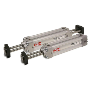 Parker P1F Series ISO 15552 40mm Bore x 80mm Stroke Smooth Profile Twin Rod Cylinder STD Temp c/w Magnet