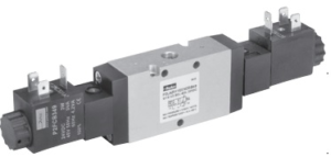Parker Viking Lite Series 3/2 1/8"Bspp Double Solenoid Directional Control Valve STD Temp (22mm) - NO COIL