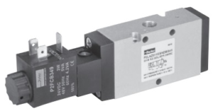 Parker Viking Lite Series 3/2 1/8"Bspp Single Solenoid / Spring Return Directional Control Valve STD Temp (22mm) - NO COIL