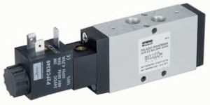 Parker Viking Lite Series 5/2 1/8"Bspp Single Solenoid / Spring Return Directional Control Valve STD Temp (22mm) - NO COIL