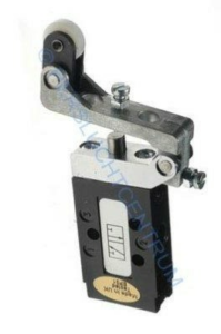 Parker B43/53 Series 5/2 1/8"Bspp One-Way Roller Lever / Spring Return Manual Valve HIGH Temp