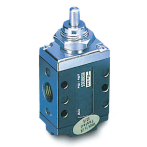 Parker B43/53 Series 3/2 1/4"Bspp Plunger / Spring Return Manual Valve HIGH Temp