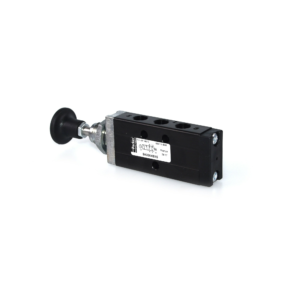 Parker B43/53 Series 5/2 1/8"Bspp Black Button / Button Return Manual Valve HIGH Temp