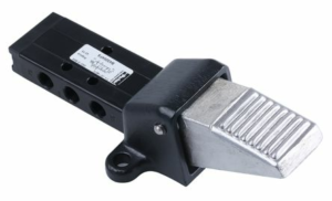 Parker B43/53 Series 5/2 1/8"Bspp Single Foot Pedal / Foot Pedal Return Manual Valve HIGH Temp