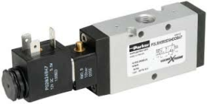 Parker Viking Extreme Series 3/2 1/4"Bspp Single Solenoid / Spring Return Directional Control Valve STD Temp (22mm) - NO COIL