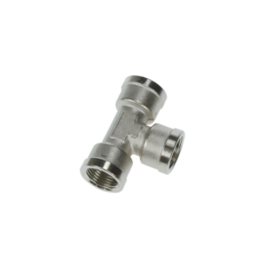 Parker Legris Nickel-Plated Brass  1/8" BSPP Equal Female Tee