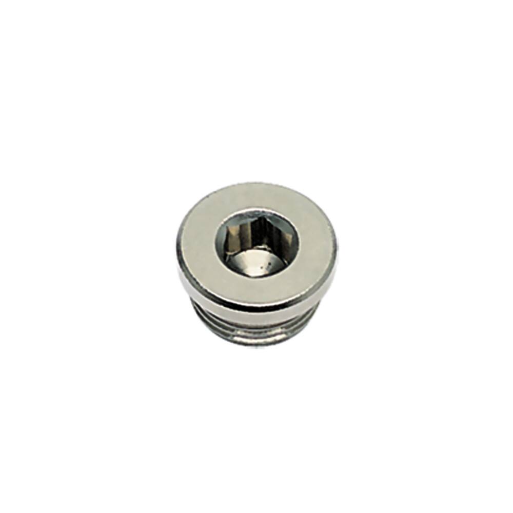 Parker Legris Nickel-Plated Brass Internal Hexagon Head Plug 1/8"Bspp Male