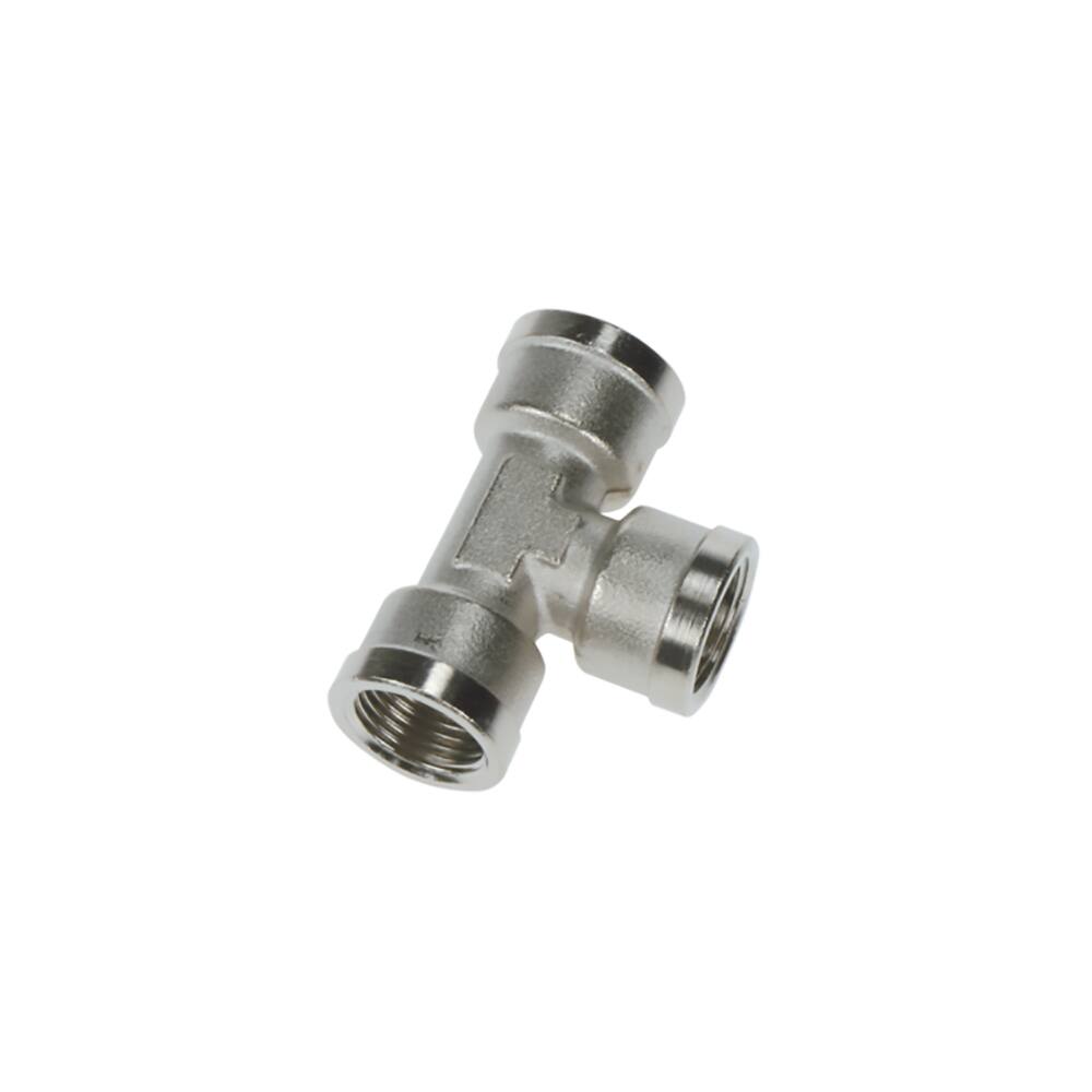 Parker Legris Nickel-Plated Brass  3/4" BSPP Equal Female Tee
