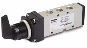 Parker Viking Extreme Series 3/2 1/4"Bspp Twist Operated / Twist Return Directional Control Valve EXTREME Temp