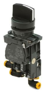 Parker PXB Series 2x 3/2 4mm N/C or N/O Selector Switch / Latching Metal Head 240Nl/min