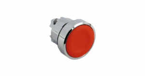Parker PXB Series Flush Push/Push Pushbutton for ZB4 Metal Operating Head - Red