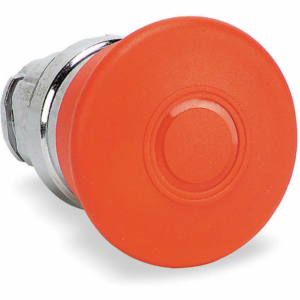 Parker PXB Series 40mm Mushroom Head Latching/Turn-To-Release Pushbutton for ZB4 Metal Operating Head - Red