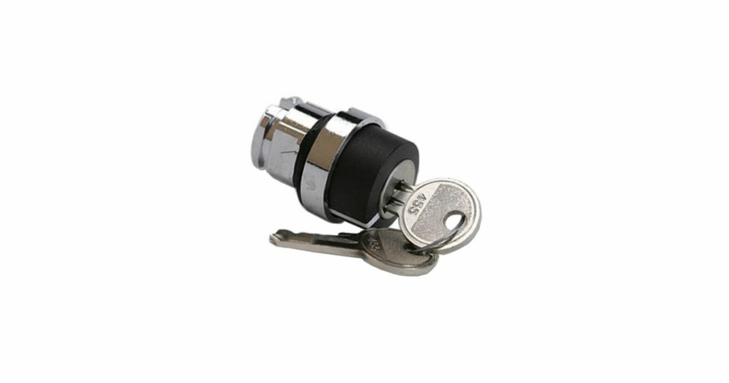 Parker PXB Series Key Operated Selector Switch 2 Position / Stay Put for ZB4 Metal Operating Head - Left and Right
