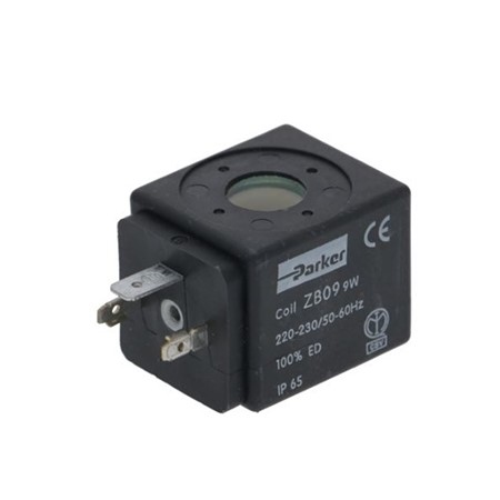 Parker Lucifer ZB12 Standard Coil 24Vdc Class F. Form A. IP65. Coil Group 20.1 - W/O Din Plug