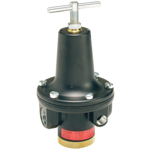 Parker R119 Series 1/2" Npt Hi-Flow Regulator 0-125Psig w/o Gauge - Reverse Flow