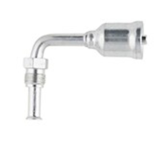 Parker 26 Series Male Inverted SAE 45˚ - Swivel - 90˚  Elbow - Port Connection 1/2 - Hose ID 13/32 - Steel