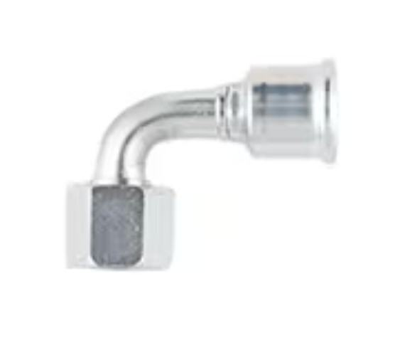 Parker 26 Series Female Seal-Lok® - Swivel - 90° Elbow - Short Drop - Port Connection 1/2 - Hose ID 13/32 - Steel