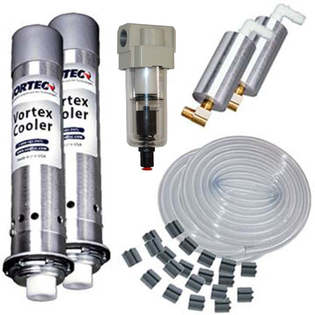 ITW Vortec Dual Vortex Cooler. NEMA 4X Stainless. Part No: 7875SS