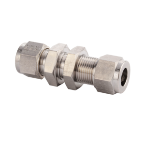 Parker A-LOK Bulkhead Union - 1/2" Tube O.D. - 316 Stainless Steel