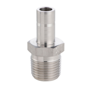 Parker A-LOK Tube End Male Adapter - 3/8" Tube O.D. - 1/4" NPT - 316 Stainless Steel