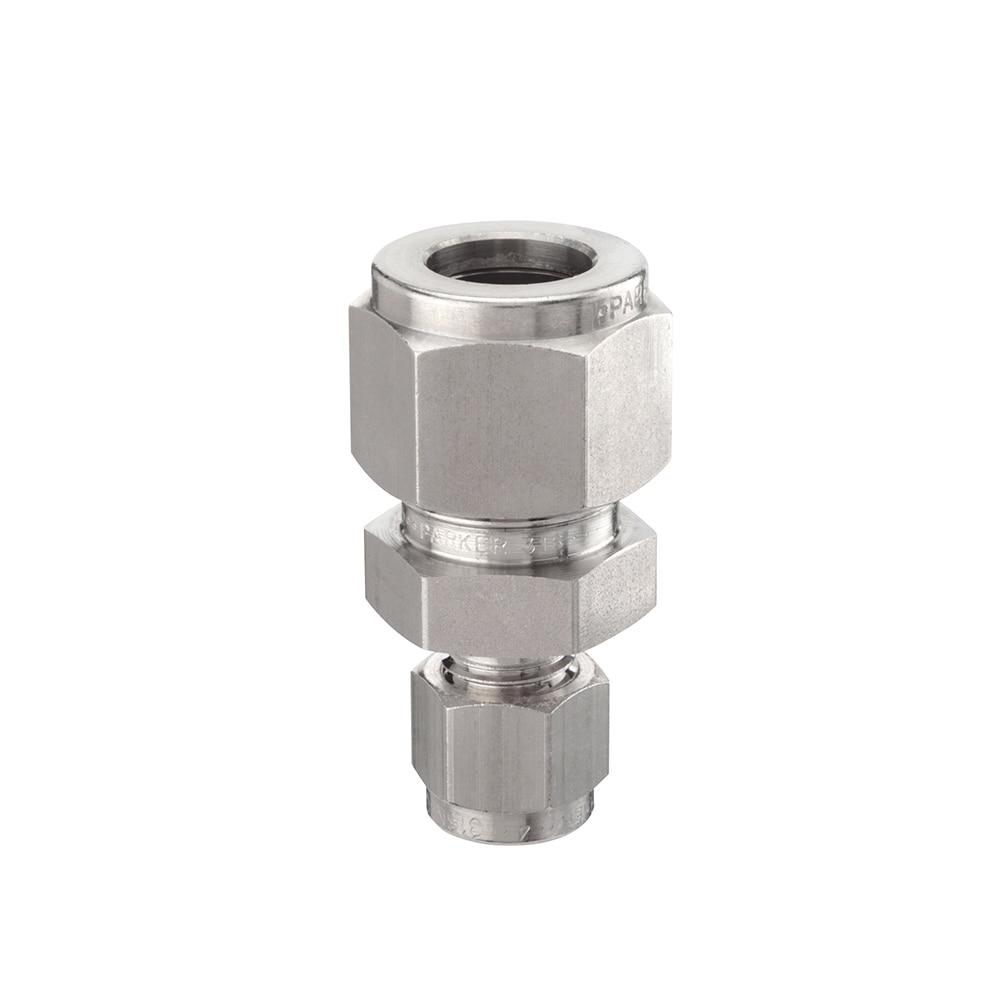 Parker A-LOK Reducing Union - 1/2" Tube O.D. - 316 Stainless Steel