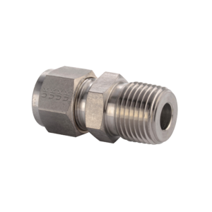 Parker A-LOK Thermocouple Connector - 1/4" Tube O.D. - 1/2" NPT - 316 Stainless Steel