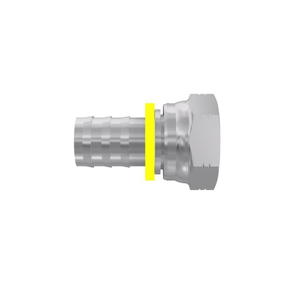Parker 82 Series Push-Lok Fitting - Female BSP Parallel Pipe - Swivel (60° Cone) - Port 3/4" - Hose I.D. -12 - Steel