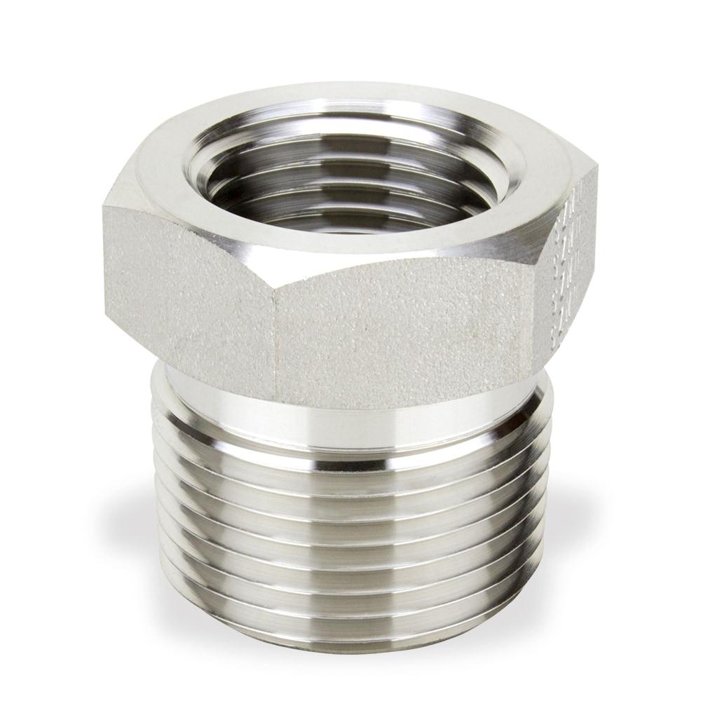 Parker Instrumentation Reducing Bushing - 3/4" NPT - 1/2" NPT - 316 Stainless Steel