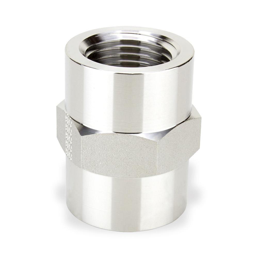 Parker Instrumentation Female Hex Coupling - 1/2" - 1/2" - Stainless Steel