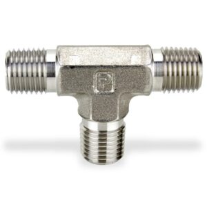 Parker Instrumentation Male Tee - 1/4" - 1/4" - Stainless Steel