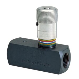 Parker F Series In-Line Flow Control Valve - 1-1/4" NPTF Female - Steel