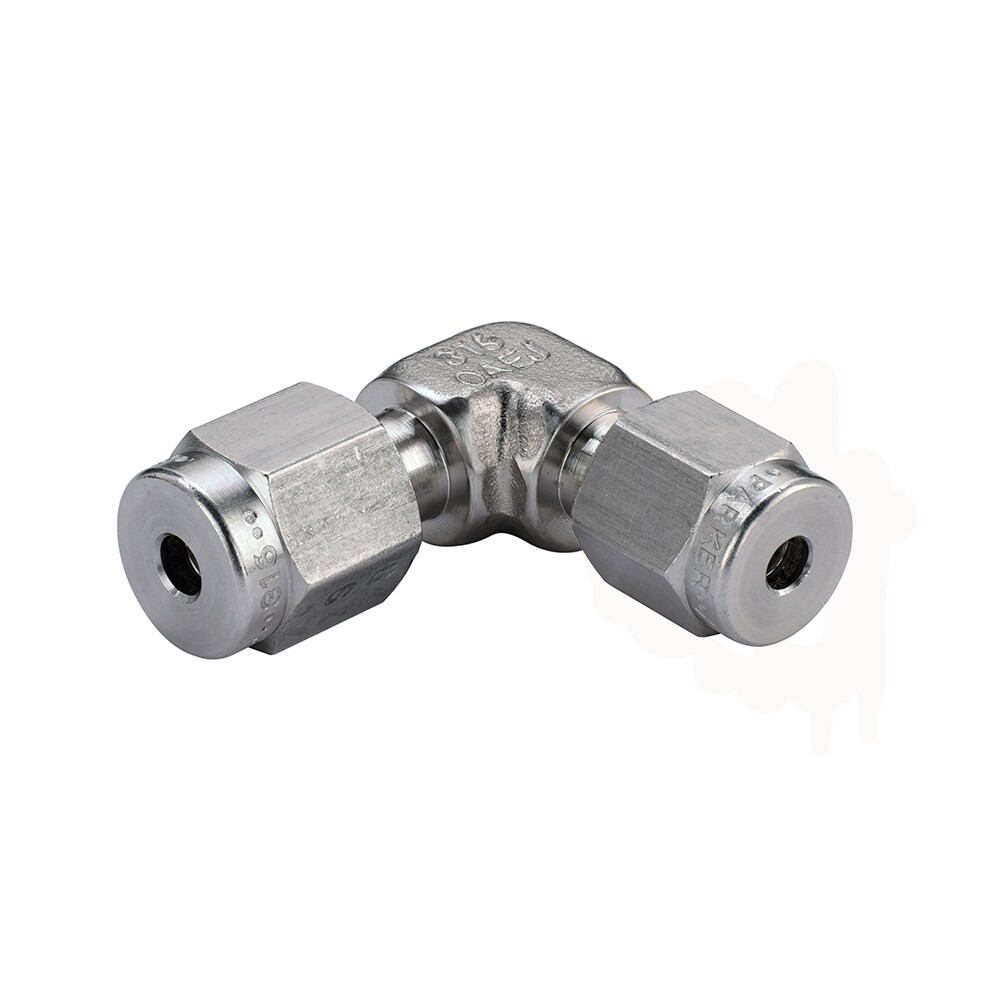 Parker Instrumentation a lok drop size elbow zm