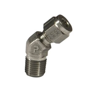 Parker Instrumentation a lok npt male 45 elbow zm