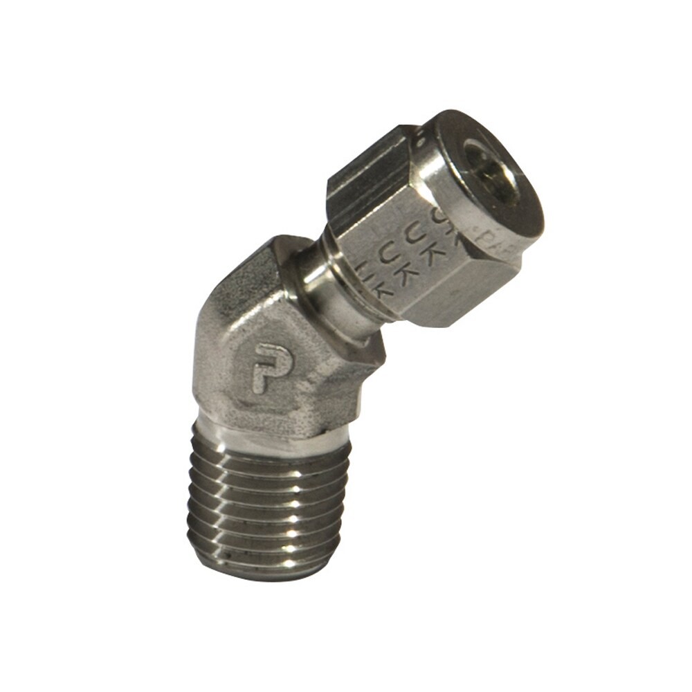 Parker Instrumentation a lok npt male 45 elbow zm