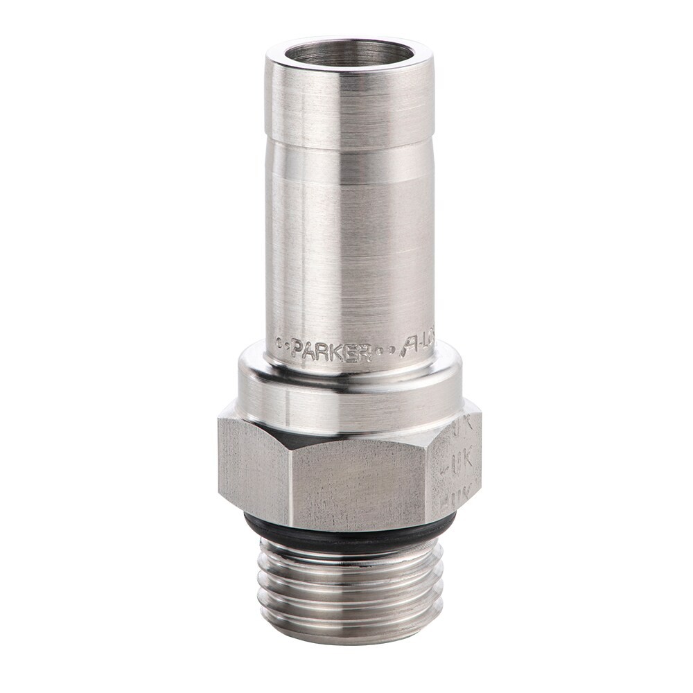 Parker Instrumentation a lok tube end to sae straight thread adapter zm